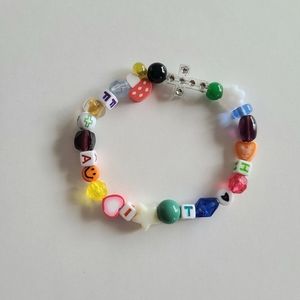 Faith Mixed Bead Bracelet